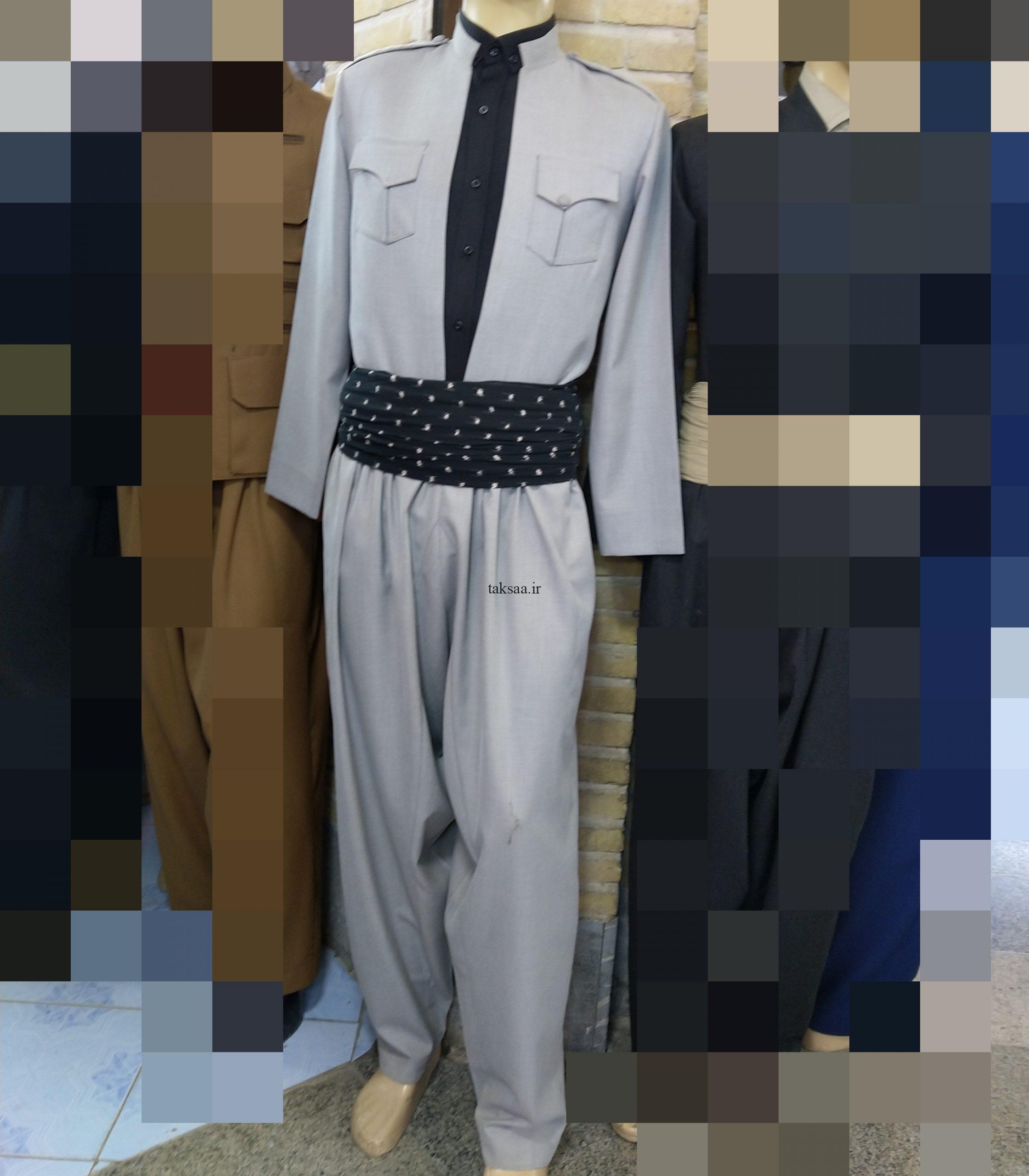 لباس کردی مردانه مدل سنندجی کد ۱۳۳۲